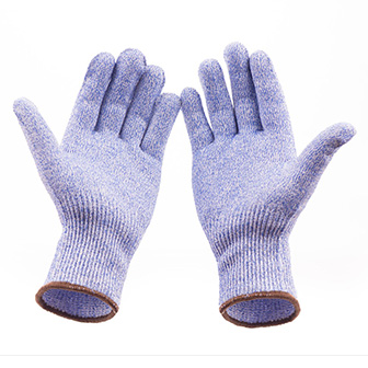 Wholesale Manufacturer<br/>HPPE glass fiber purple level 5 cut resistant gloves liner