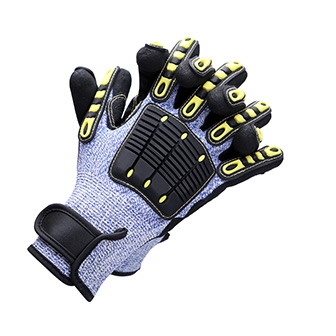 Wholesale Manufacturer<br/>Oil shock resistance industrial emergency rescue TPR mechanical gloves