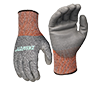 Wholesale Manufacturer<br/>13 Gauge HPPE Orange Cut Resistant PU Coated Gloves