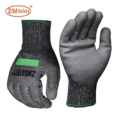 Wholesale Manufacturer<br/> Cut Resistant PU Gloves