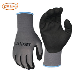 Wholesale Manufacturer<br/> 13g sandy nitrile coated gloves