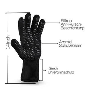 Wholesale Manufacturer<br/> Heat resistant BBQ oven gloves