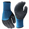 Double Deck Thick Knit Warm Gloves Foam Latex Palm 3/4 Finished Cold Proof Safety Glove Anti Slip Frozen Latex Glove