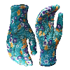 13 Gauge Knitted Ladies Gardening Gloves Reflective Safety Work Gloves for Lady Protect Hands